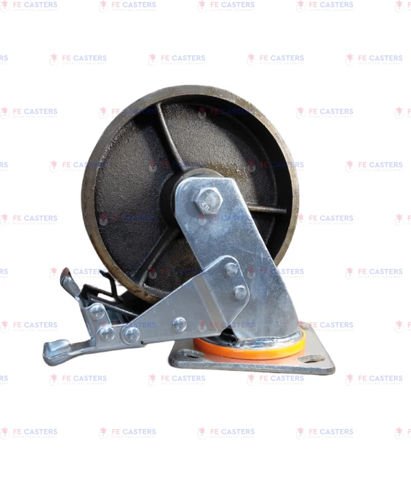 ci 6 x 2 brake HEAVY DUTY CI CASTERS