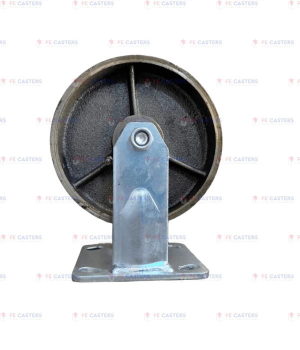 ci 6 x 2 fixed HEAVY DUTY CI CASTERS