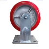 ci pu 6 inch fixed SUPER HEAVY DUTY CI PU CASTERS