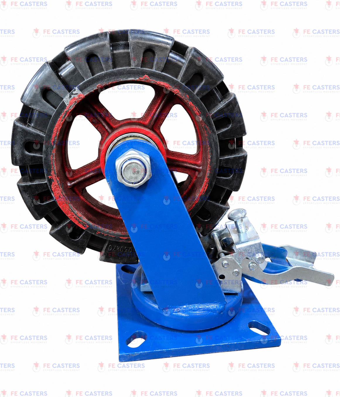 SUPER HEAVY DUTY CI RUBBER CASTERS