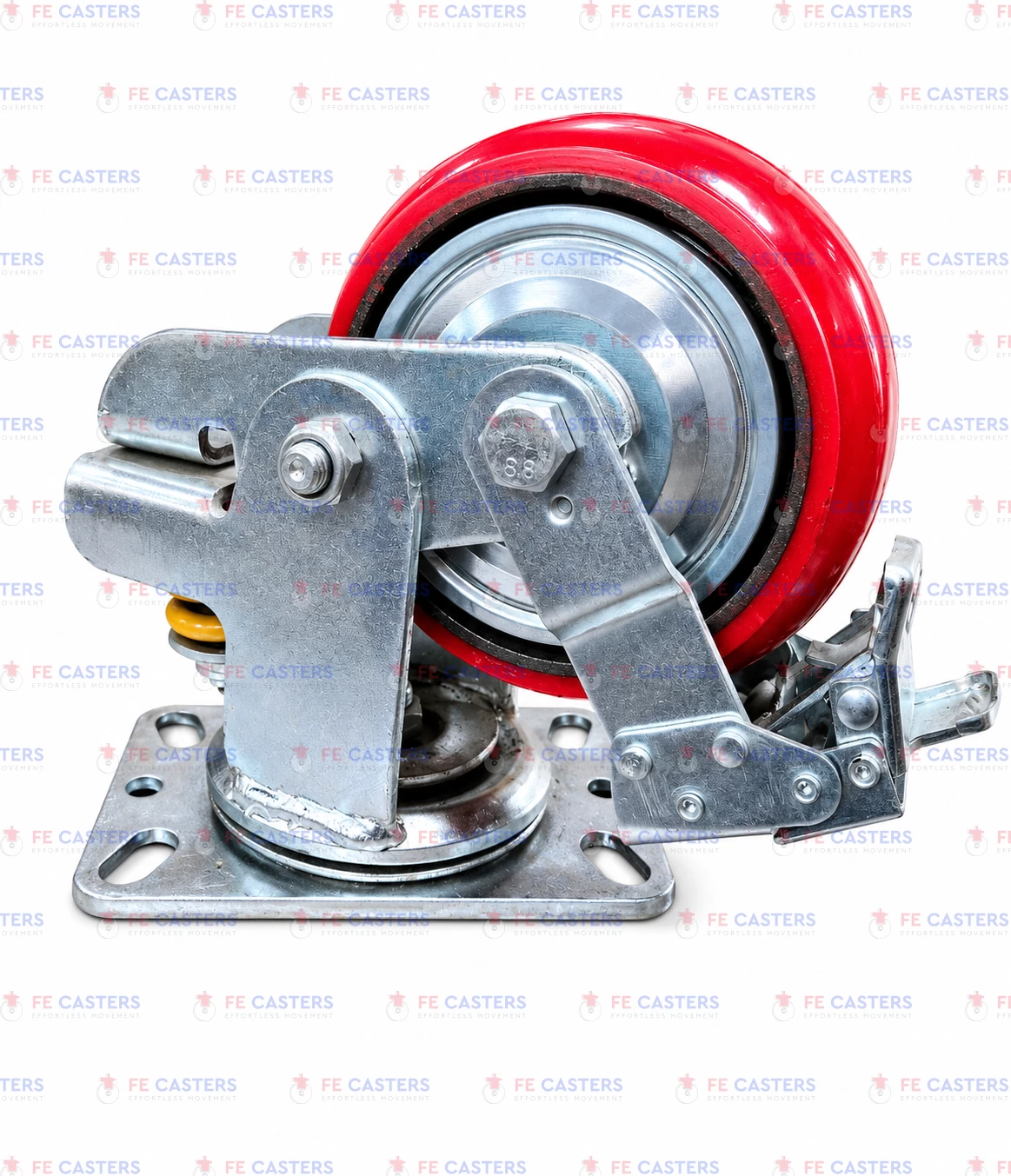 SPRING LOADED HEAVY DUTY CASTERS