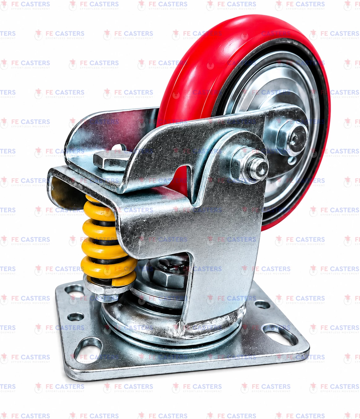 SPRING LOADED HEAVY DUTY CASTERS