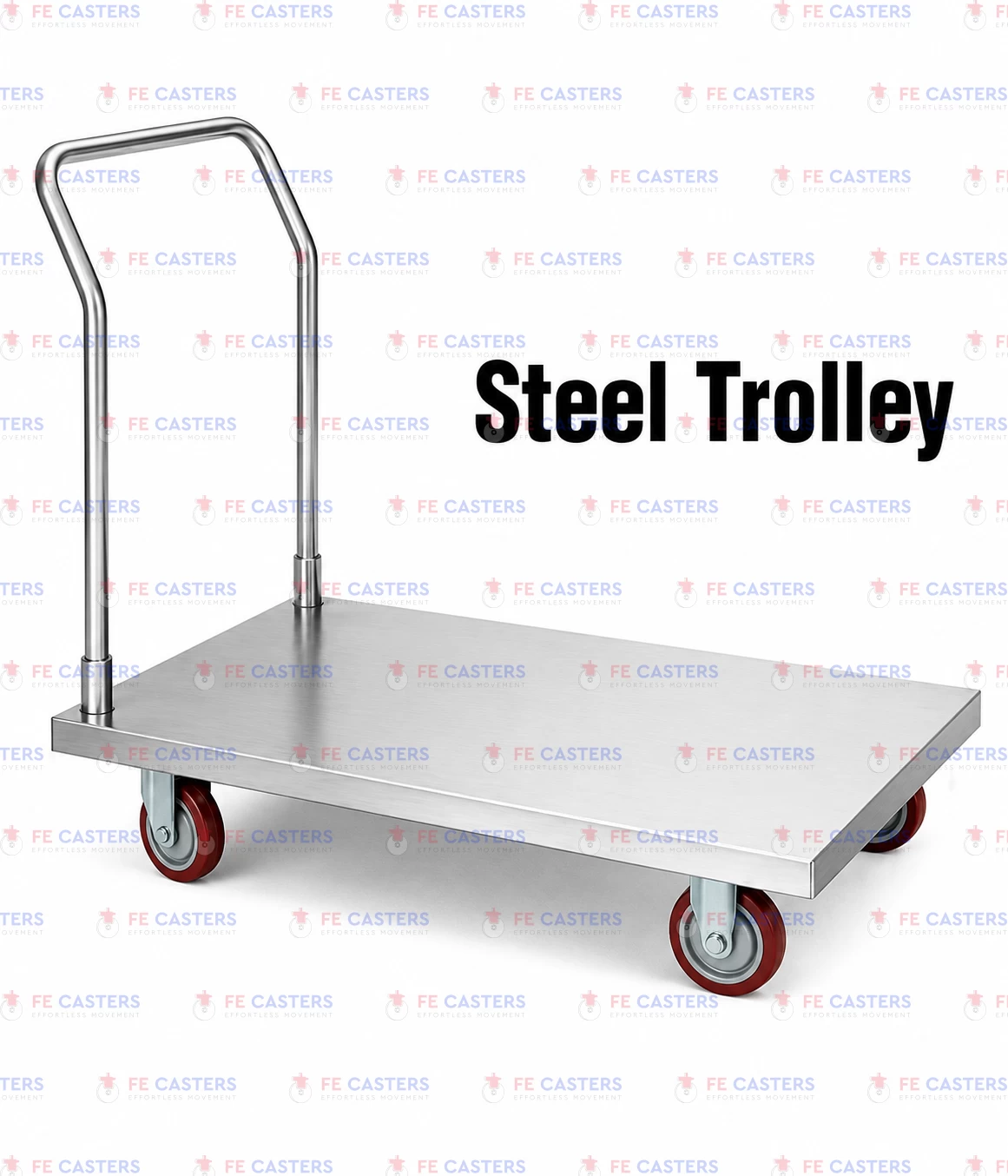 STEEL PLATFORM TROLLEY